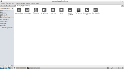 PCMan File Manager permet aussi de lancer des programmes PCMan File Manager permet aussi de lancer des programmes