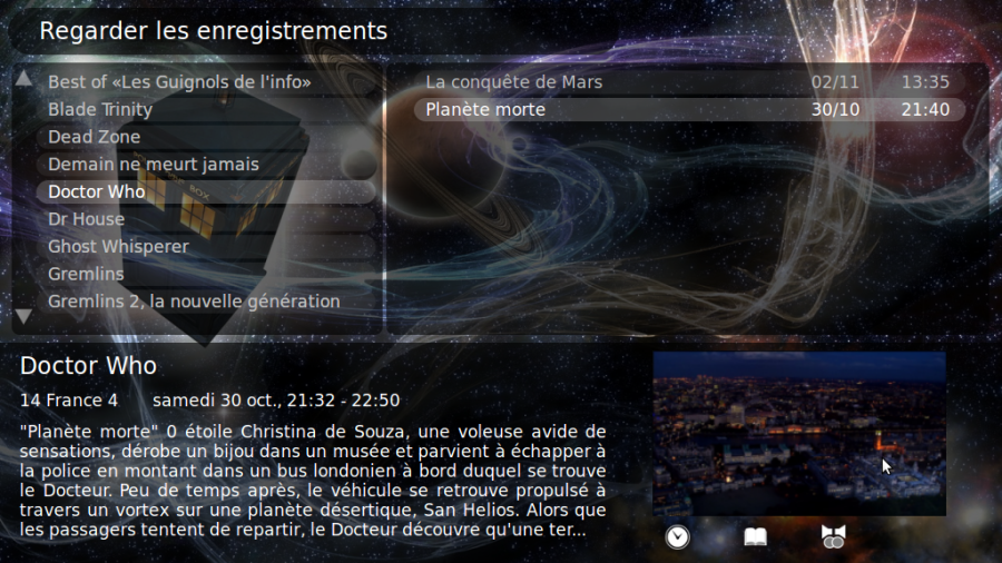 frontal_mythtv_enregistrements.png