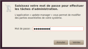 Saisissez votre mot de passe.