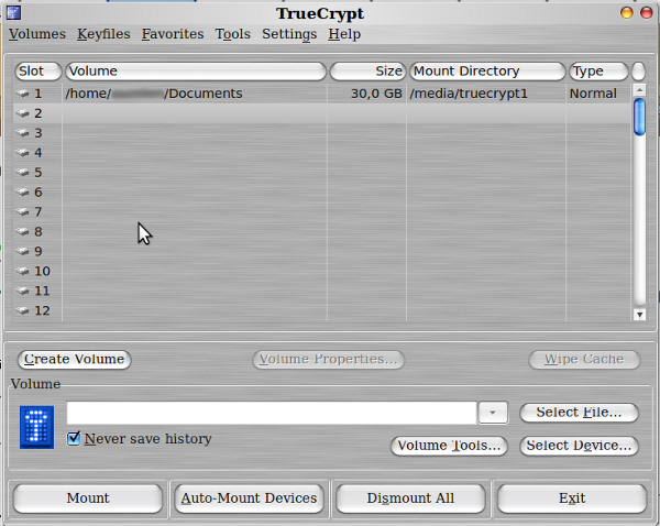 Interface de la version 6.3