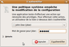 Administrateur, saisissez votre mot de passe pour déverrouiller l'accès aux autres comptes et aux options avancées