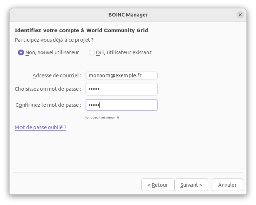 Gestion du profil Gestion du profil