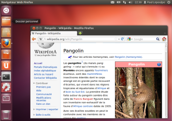 Bureau d'Ubuntu 12.04 LTS. Bureau d'Ubuntu 12.04 LTS.