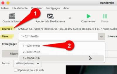 Choisir la bande vidéo à ripper Choisir la bande vidéo à ripper