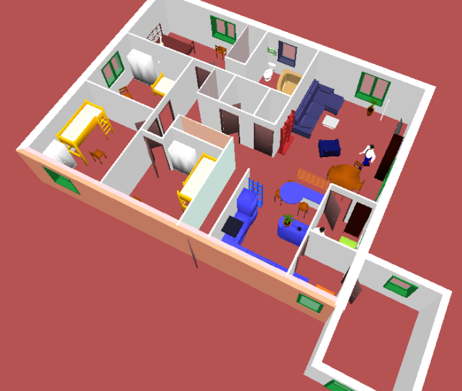 copie écran - vue axonométrique- sh3d copie écran - vue axonométrique- sh3d