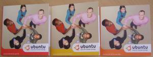 Différentes jacquettes d'Ubuntu 6.06