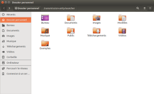 Nautilus sous Ubuntu 15.10 Nautilus sous Ubuntu 15.10