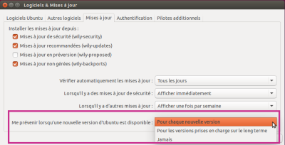 Choisissez votre cheminement de mises à jour préféré. Choisissez votre cheminement de mises à jour préféré.